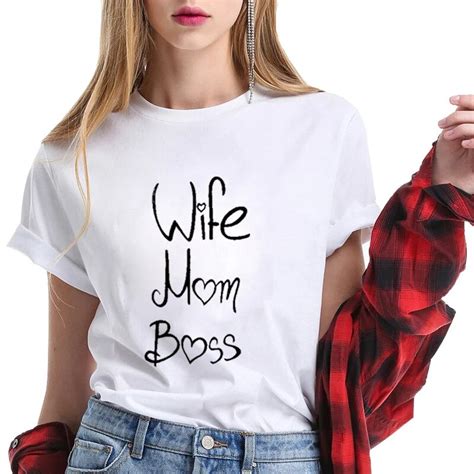 Enjoythespirit Womens Clothing Mother T Tops Tees Wife Mom Boss