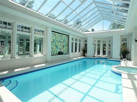 20 Amazing Glass Pool Design Ideas For Your Luxury Home Indoor Pool Design Luxury Swimming