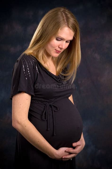 De Derde Zwangerschap Van De Trimester Stock Afbeelding Image Of