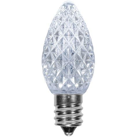 C7 Cool White Opticore Led Christmas Light Bulbs