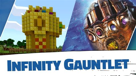 A Minecraft Infinity Gauntlet It Definitely Looks Good From The Back
