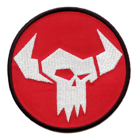 Warhammer 40k Orks One Patch Arcade Skull Gaming Embroidered Iron On