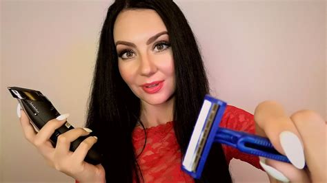 Asmr Mens Shave Roleplay💈 Barber Shaves Your Head Youtube