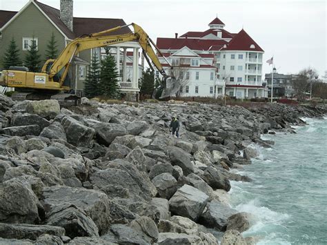Shoreline Protection And Sea Walls Gallery Harbor Springs Excavating