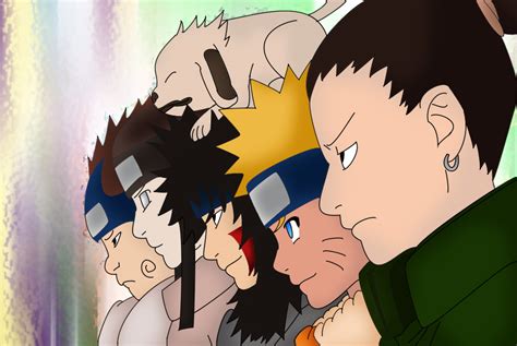 Naruto Gang Colored By Emilstridh On Deviantart