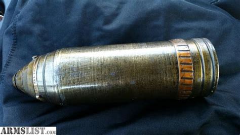Armslist For Sale Ww1 Scovill Model 1907 M Artillery Shell Inert 75 Mm