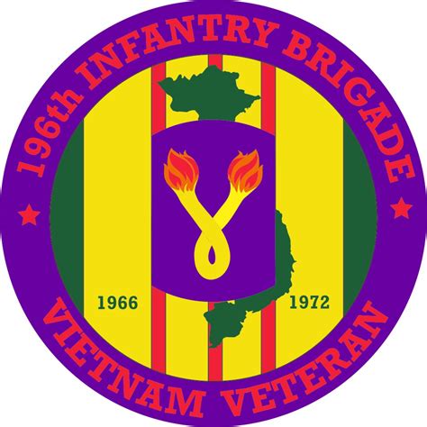 196th Light Infantry Brigade Vietnam Veteran Decal