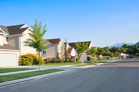 Suburban Street Stock Photos Pictures And Royalty Free Images Istock