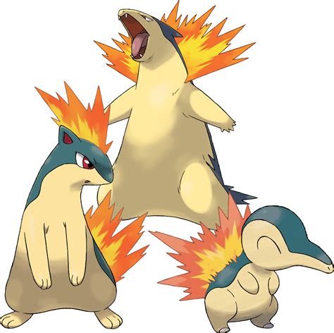 On The Origin Of Species Cyndaquil Quilava And Typhlosion Bulbagarden