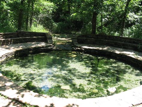Sulphur Ok Spring Pool At Chickasaw National Recreation Area At
