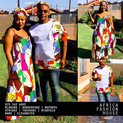 Pin by Kulani Baloyi on Couples Traditional African Print Matching Outfits in 2020 | Fashion ...