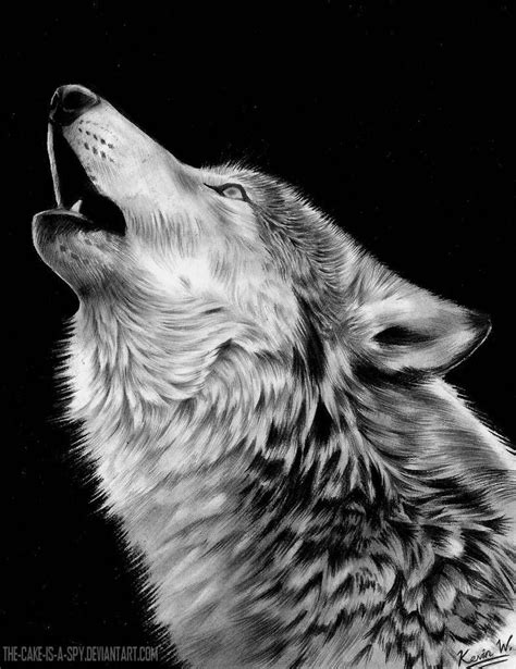 Howling Wolf By Spectrum Vii Wolf Howling Wolf Tattoos Wolf Painting