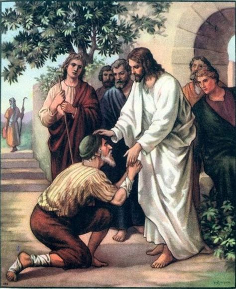Imagens De Jesus Curando Um Leproso