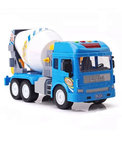play pacific Cement Mixer Construction Truck Toy with Light and Sound