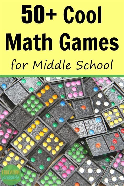 50 Fun And Interesting Middle School Math Games In 2020 Math Games Middle School Middle