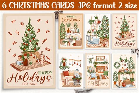 Printable Christmas Card Happy Holidays Card