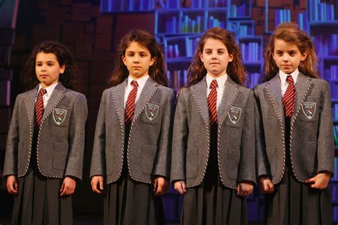 Tiana mirra, 11, ingrid torelli, 10, dusty bursill, 11, and alannah parfett, 11, share star billing in matilda the musical. Matilda The Musical - All Our Matildas