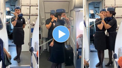 मदर्स डे च्या दिवशी विमानात झाली Air Hostess मायलेकींची भेट इंडिगो एअरलाइन्सने शेअर केलेला खास