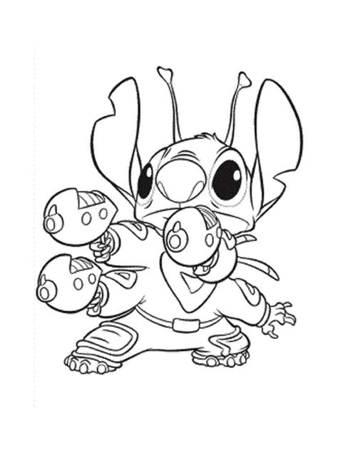 Choose your favorite coloring page and color it in bright colors. Baby Stitch Pages Coloring Pages