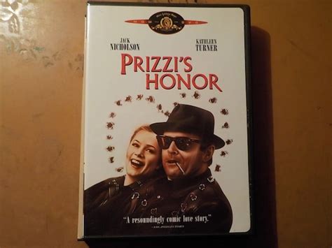 Prizzi S Honor Jack Nicholson DVD Movie Rated R Free USA Etsy