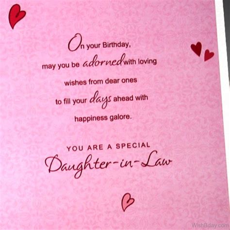 44 Birthday Wishes For Daughter In Law