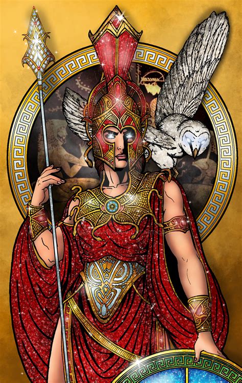 Lady Pallas Athene Goddess Of Wisdom By Medusa1893 On Deviantart