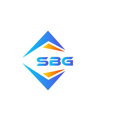 Sbg Abstract Technology Logo Design On White Background Sbg Creative