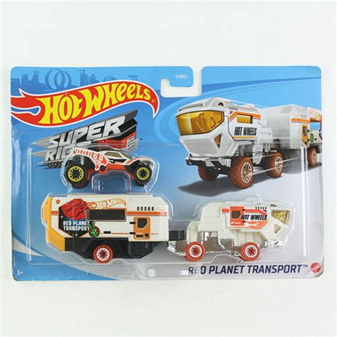 Mattel Hot Wheels Super Rigs Die Cast Vehicle Red Planet Transport