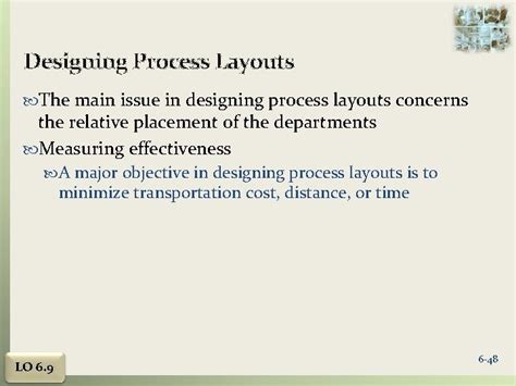 A Common Goal In Designing Process Layouts Is Taterossavage