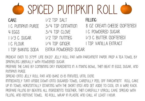 1 1/2 teaspoons pumpkin pie spice. Spiced Pumpkin Roll - Happy Hour Projects