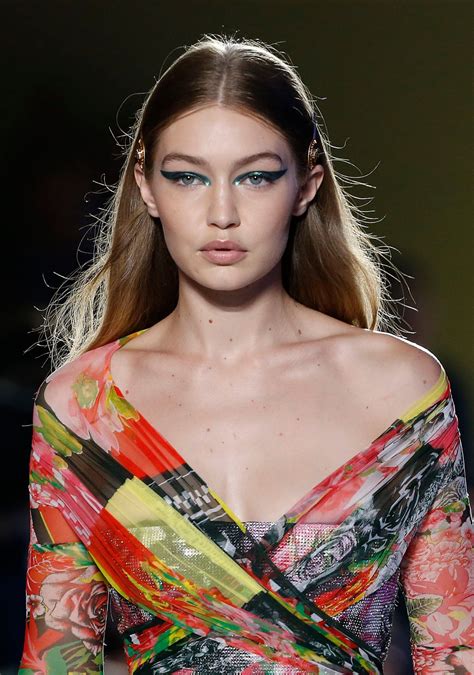 The supermodel has dubbed her singer . GIGI HADID at Vesace Runway Show at Milan Fashion Week 09 ...