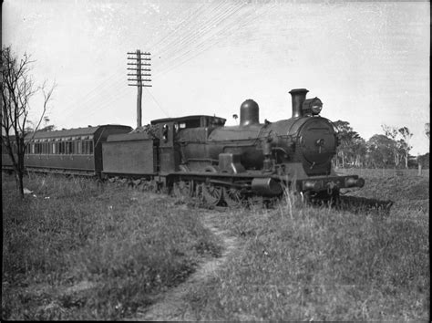 Nswgr C32 Class Locomotive Hauling Rural Passenger Train Unidentified Location Nd
