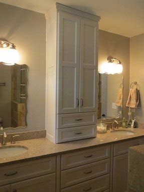 Master bath retreat traditional bathroom seattle neutral white tower cabinets for bathroom applications. Bathroom Tower Cabinets - Foter