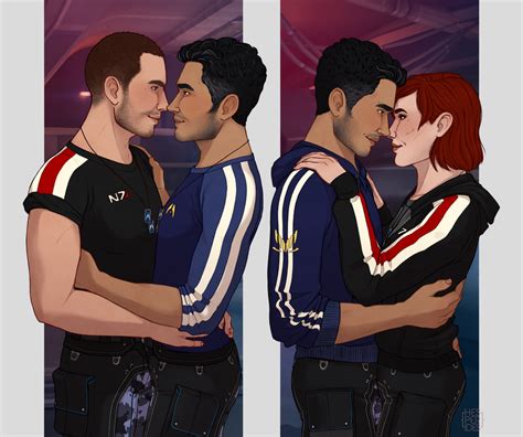 Me Shepard And Kaidan Shared The Battlefield By Thornaelle On