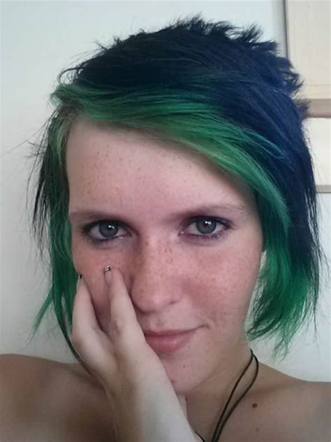 Love The Neon Green And Blue Envy Combo Hair Beauty Cool Hairstyles Green Hair
