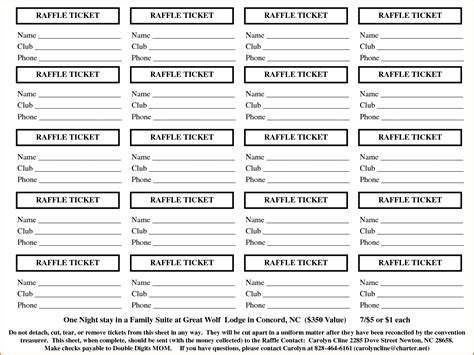 Raffle ticket templates | Raffle ticket template free, Raffle ticket template printable, Raffle ...