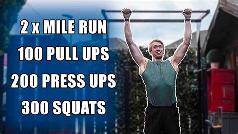I Tried The Murph Crossfit Workout Climber Takes On Murph Challenge With Strict Pull Ups