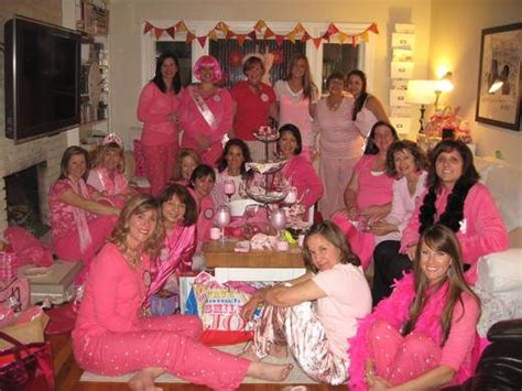 pink party valentine s day party ideas photo 26 of 26 girls night party adult pajamas party