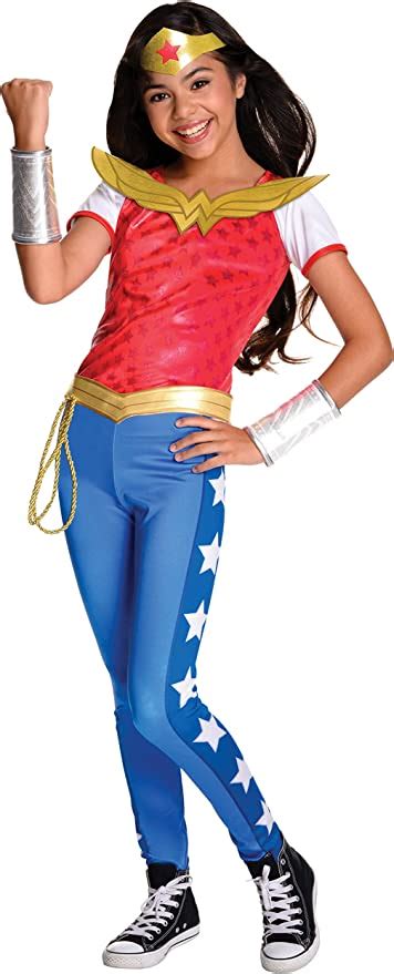 Dc Comics Disfraz De Wonder Woman Licencia Oficial Para Niña