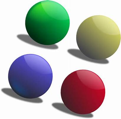 Balls Colour Clip Clipart Clker Vector Groups