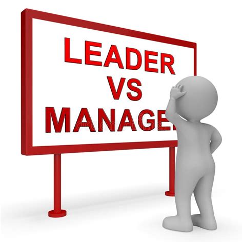 Leader Vs Manager Stock Illustrations 106 Leader Vs Manager Stock