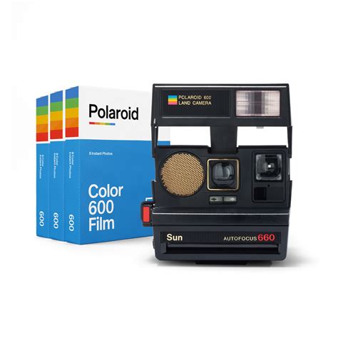 Polaroid Sun 660 Autofocus Instant Camera With Film Polaroid Eu