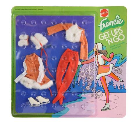 Francie 1973 Get Ups N Go By Mattel Colorful Costume Ice Skating