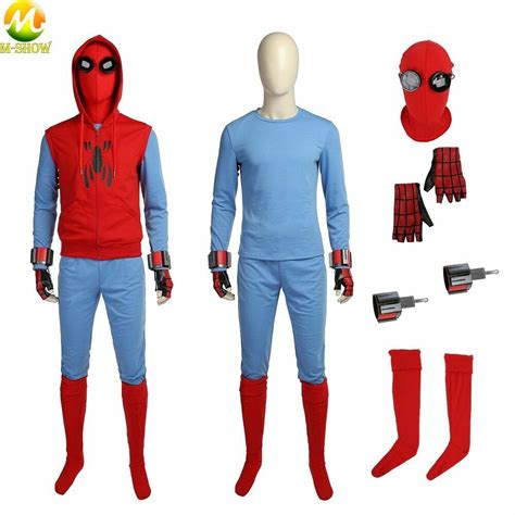 Spider Man Homecoming Cosplay Spiderman Costume Peter Parker Cosplay