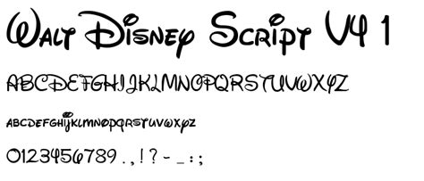 Walt Disney Font By Iloveps On Deviantart