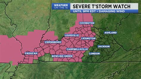 Severe Thunderstorm Watch For Parts Of Kentucky