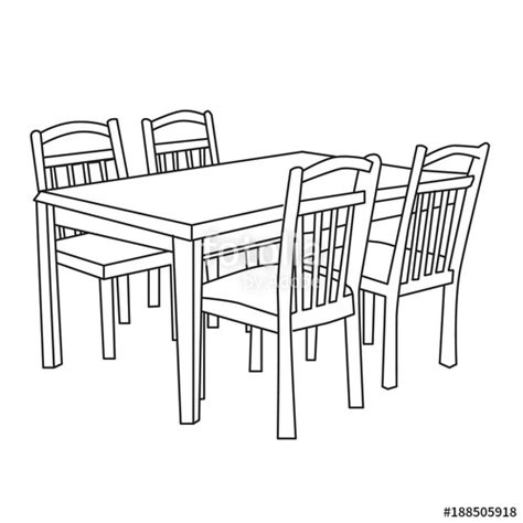 Dining Table Vector At Collection Of Dining Table