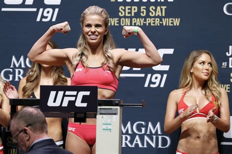 ufc 191 weigh in photos mma fighting