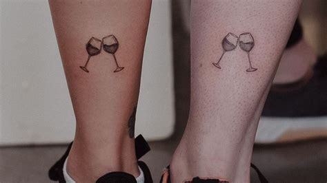 The Best Bff Tattoo For Friends Who Love Wine