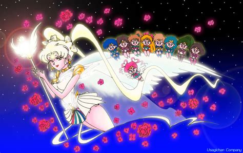 Sailor Cosmos And Chibi Scouts Sailor Senshi Fan Art 9075597 Fanpop